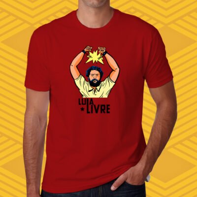 Camiseta Vermelha Lula Livre Unissex