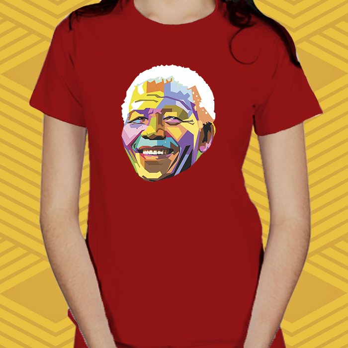 Camiseta Nelson Mandela Baby Look