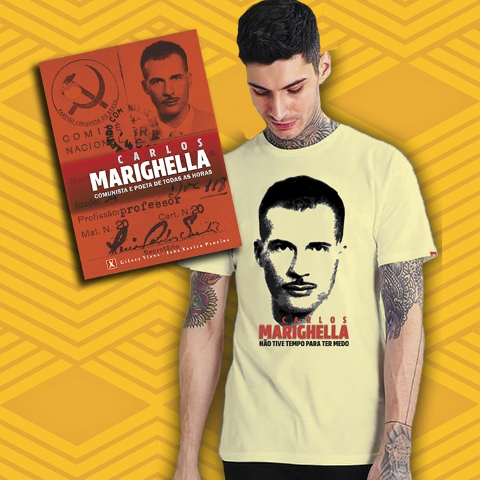 Camiseta Marighella + Livro
